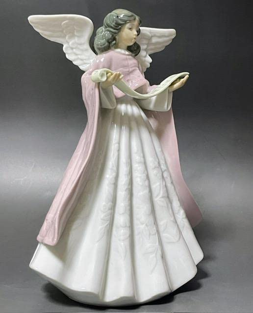 リヤドロ 楽譜を持つ天使 ブルー LLADRO 5719