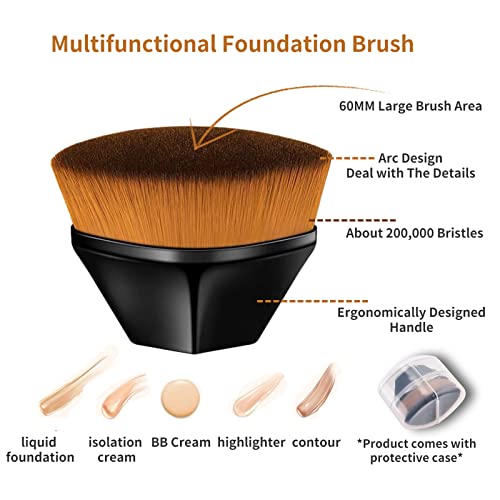 Taechu Complete Makeup Brush Set, Premium Synthetic Makeup Brushes Foundation Brush Makeup Sponges Makeup Color Switch Eyebrow Tool Kit For Blush Contour Highlighter Powder Blending Eyeshadow Nose Shadow Concealer Lip Eyeliner Eyebrow - 20Pcs/Set #TOP2