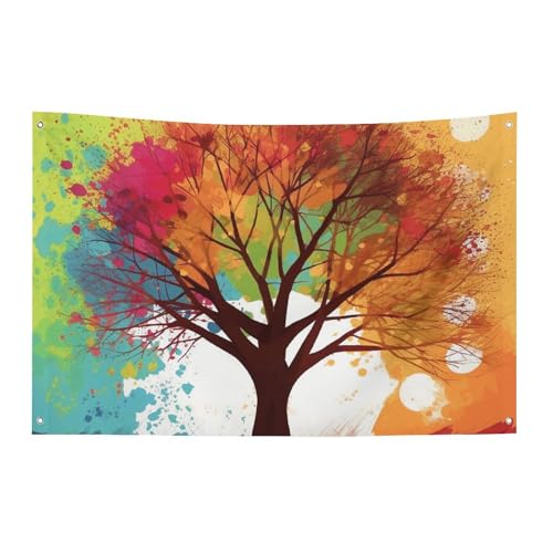 Drapeau d'arbre grand format pour bannière de festival et décor de jardin