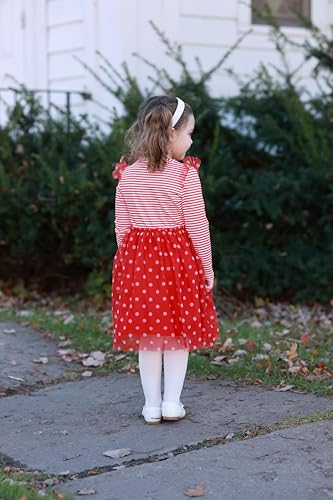 Image of Disney Girls' Tulle Tutu Dress Birthday Party Outfit Baby /Toddler | Officially Licensed, Frozen Elsa, Minnie, Princess, Velvet Top with Belt, Multi-Layer Mesh Skirt, Ruffle Long Sleeve Clothes