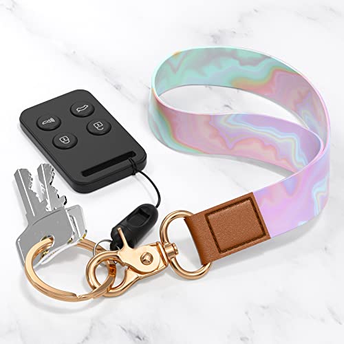 Image of Wrist Lanyard Key Chain, Wristlet Strap Keychain Holder for Women Men Car Keys Wallet Card Phone