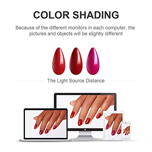 ab gel Gel Nail Polish Set - 8pcs UV LED Soak Off Gel Polish Kit