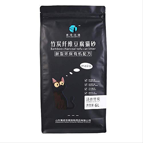 None brand Nessuno Marca Tofu Gatto Sabbia bambù Carbone Attivato Carbone Deodorizzazione Acqua Gruppo può Sciacquare Gatto Sabbia