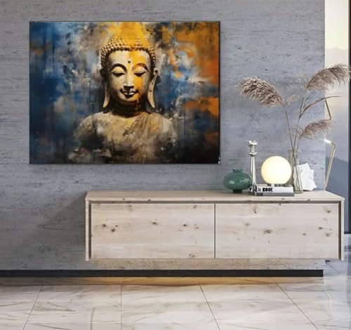 Affiche imprimée religion Bouddha et image fond murale
