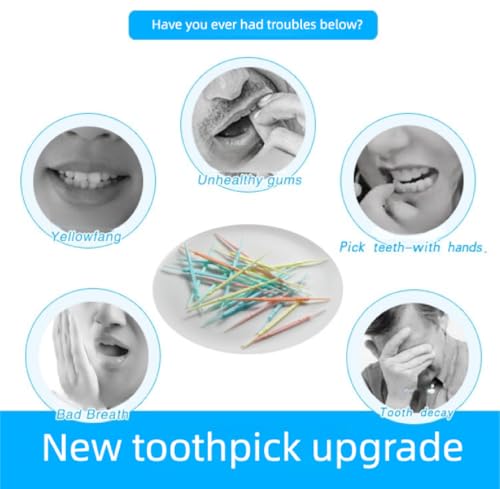 Vonmerie Angle Interdentalbürsten Weiß/Kontrollierte Reinigung der Zahnzwischenräume auch an schwer zugänglichen Stellen / 200Pcs Interdentalbürsten – Bild 3