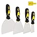 Produktbild Redmoo Malerspachtel Spachtel Set mit Kunststoffgriff spachtel edelstahl,4 Stücke Palettenmesser Kratzer zum Entfernen Rostfrei Putty Messer 38mm 76mm 100mm 150mm