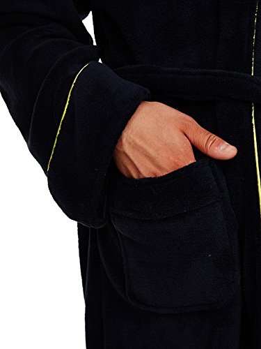 Batman Adult Fleece Bath Robe, Black, One Size4