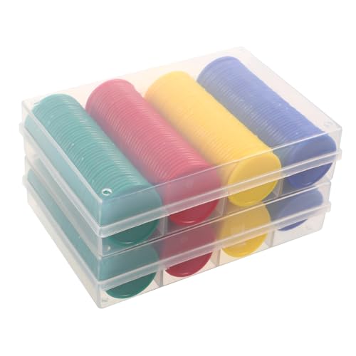 SUPVOX 160 Piezas Fichas Plásticas Coloridas Tokens Recompensa Duraderos para Aula Matemáticos y Seguimiento Comportamiento