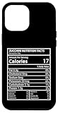 Carcasa para iPhone 12 Pro MAX Calabacín Información Nutricional Diseño de Gráficos de Alimentos Informativos