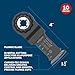 BOSCH Starlock OSL114F-3 Oscillating Blades 1-1/4 Inch Bi-Metal Plunge Cut - Swiss Precision, 3D Fit Interface, Compatible with OIS Tools - 10-Pack