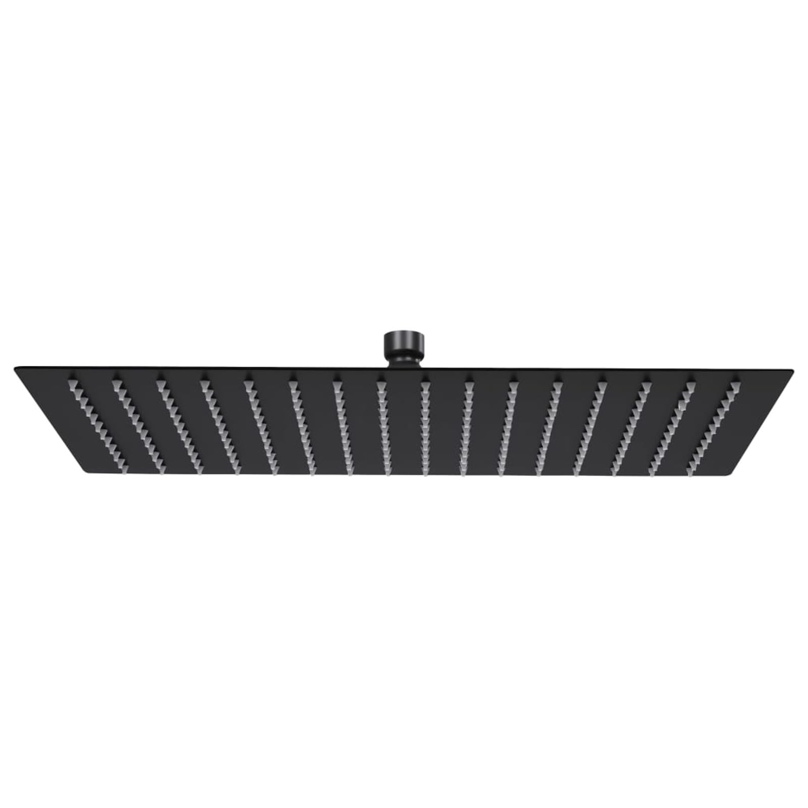 Cabezal Ducha Efecto Lluvia Acero INOX Cuadrado Negro 40x30 cm, Rociador Ducha, Ducha Lluvia, Alcachofa Ducha, Duchas De Baño Alcachofa Lluvia, Recambios Columna Ducha