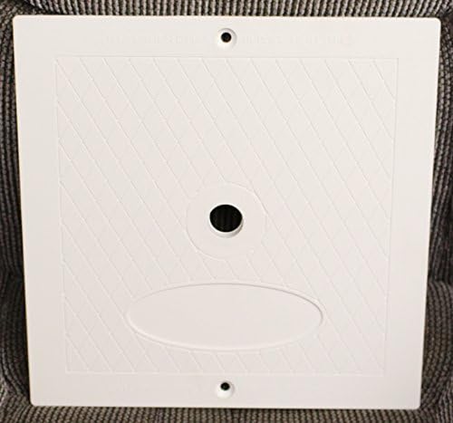 JSP Manufacturing 10 Inch Square Skimmer Deck Cover 10"x10" Lid Replacement for Hayward SPX1082E SP1082 (1, White)