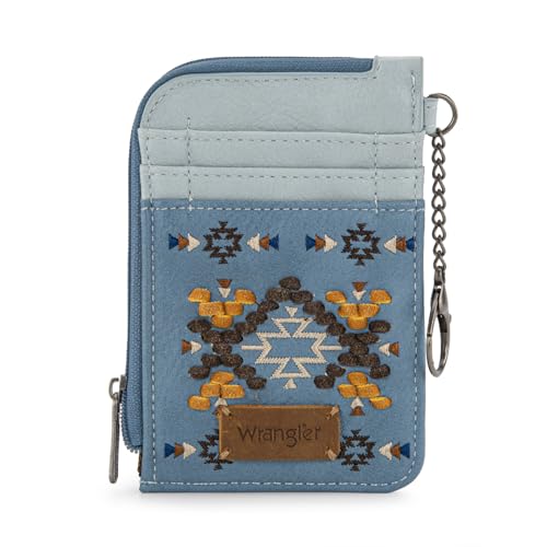 Image of Wrangler Western Card Wallet for Women Aztec Credit Card Holder for Women