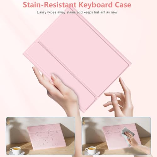 Funda con teclado para iPad Air 11 M4 M3 M2 y 10.9 retroiluminada 7