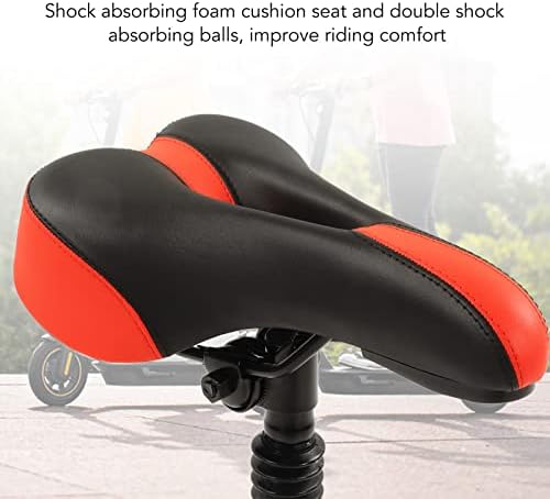 E Saddle Electric Scooter Seat, Adjustable Punch Scooter Seat Attachment, Universal Foldable Adjustable Electric Scooter Seats Saddle, No Punch Replacement