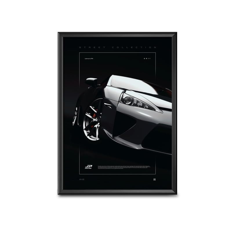 Home Decor Frames - Lexus LFA Car Modern Picture Frame Paintings for Office, Kitchen, Dining, Living Room Decoration (12inchx18inch,Framing with Leminated Poster),FRMNGSR169C