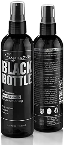 Signature Black Bottle - Penile Moisturizer Cream - Urologist and Dermatologist Approved - Helps Relieve Chafing, Reduces Dry, Irritated Penile Skin - 4.25 Oz (2 Pack)