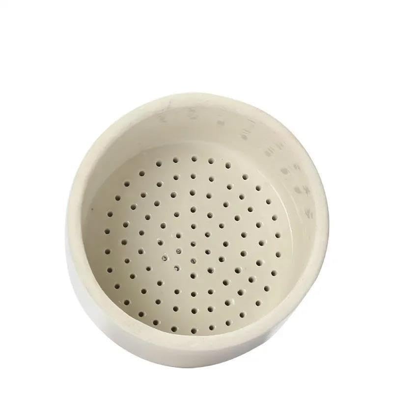 Embudo de porcelana de 80 mm, embudo de filtración al vacío de cerámica
