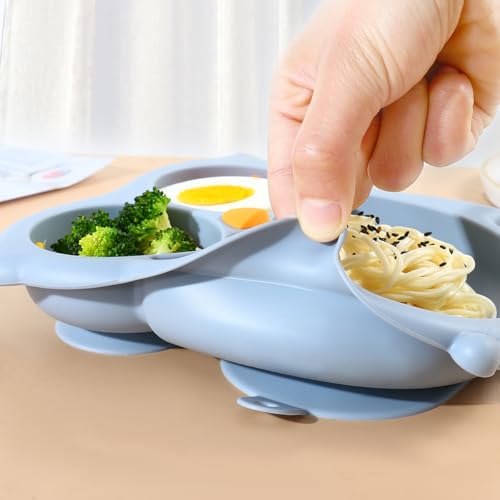 PandaEar Owl-Shaped Suction Plate (Blue) — view 5
