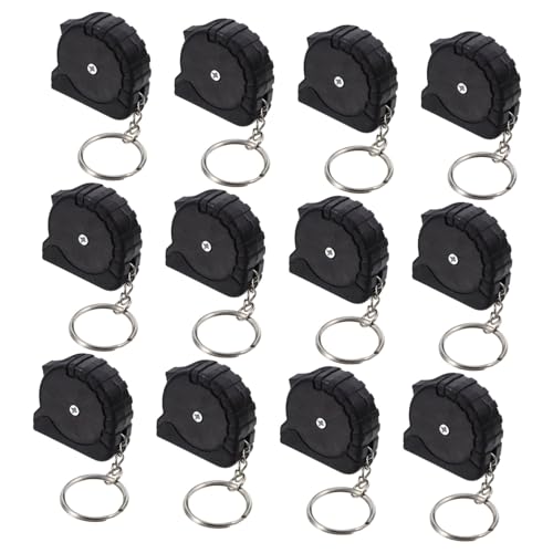 Mini cinta métrica retráctil para llavero pack 12