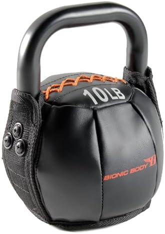 Bionic Body Kettlebell macio com alça – 10, 15, 20, 25, 30, 35, 4...