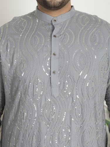 Image of SOJANYA(Since 1958 Cotton Regular Fit Plus Size Ethnic Long Kurta for Navratri & Indian Festivals