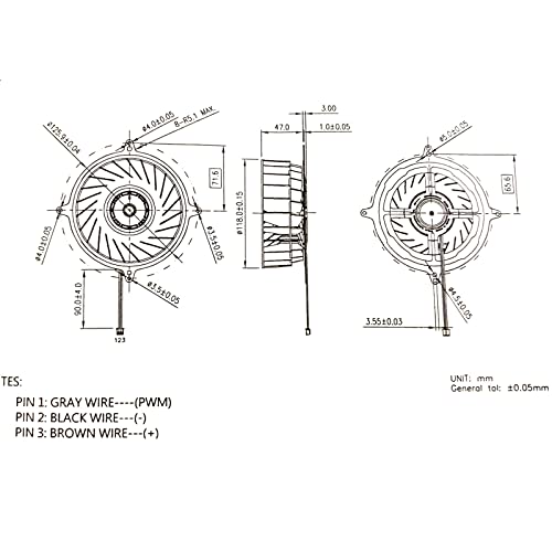 image for TRADOCK Internal CPU Cooling Fan Replacement for Sony PlayStation 5 PS