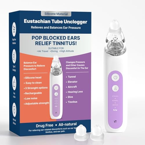 Eustachian Tube Ear Pressure Relief Device Portable Ear Popper for