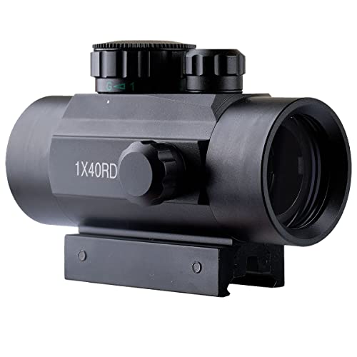 Ctoptic Tactical 1X40Mm Reflex Red Green Dot Sight Riflescope With Free 11Mm & 20Mm Mount Rails #TOP5