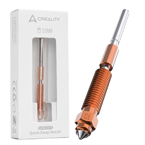 Creality K1C ���j�R�[�� �N�C�b�N�X���b�v �m�Y�� 0.6mm �G���_�[ 3 V3/Plus�AK1 SE�A���j�R�[�� �z�b�g�G���h K1/MAX 3D �v�����^�[�A������+�d���X�`�[���m�Y�� PLA�AABS�APETG�ATPU�APP�APC�APLA