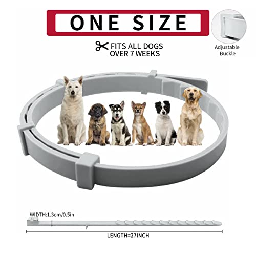 Flea And Tick Collar For Dogs, Flea And Tick Prevention For Dog, 27 Inch, 16 Month Protection, 2 Pack #TOP4