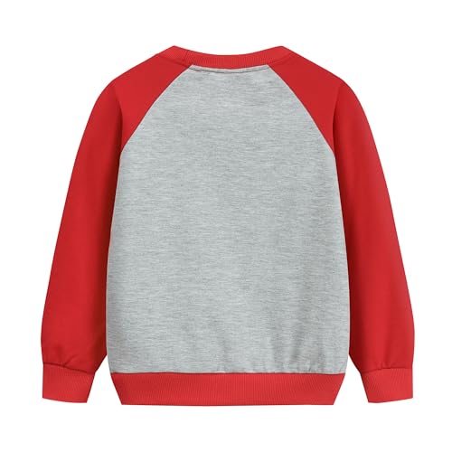 Kids Christmas Sweatshirt Boys Reindeer Toddler Xmas Pullover Tops | Size 2-10 T, Ugly Christmas Shirts, Baseball Snowman Printed, Raglan Sleeve, 100% Cotton, Dinosaur Monster Truck Active Shirt 6 Kids Christmas Sweatshirt Boys Reindeer Toddler Xmas Pullover Tops | Size 2-10 T, Ugly Christmas Shirts, Baseball Snowman Printed, Raglan Sleeve, 100% Cotton, Dinosaur Monster Truck Active Shirt - Image 7
