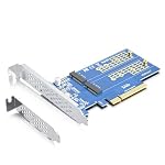 10Gtek – 10Gtek Dual M.2 NVMe SSD Adapter Card - PCIe 3.0 x8 Slot (M-