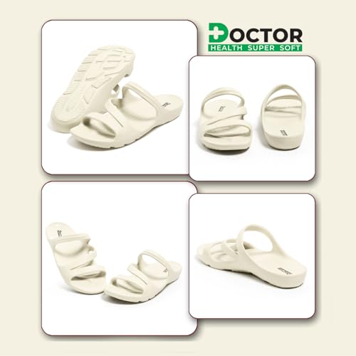 Image of DOCTOR HEALTH SUPER SOFT Women's Orthopedic Sandals And Slippers | Lightweight Anti-Skid Comfort Slides for Heel Pain Relief | Soft Cushion Sole Footwear for Everyday Use
