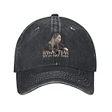 Hawk Tuah Girl Entrevista Gorra de béisbol Vintage Denim Desgastado Internet Última Estrella Gorra de Sol Estilo Unisex Sombreros Ajustables al Aire Libre Algodón, para Todas Las Estaciones