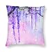 Fundas De Colchón Hojas De Ensueño 45X45Cm Throw Pillow Case Suave Antiarrugas Fundas Cojines para Coche Hogar
