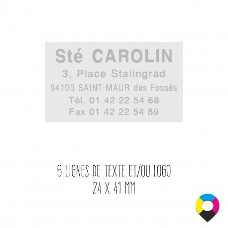 Colop Expert 3100-41 x 24 mm - Sello autoentintado