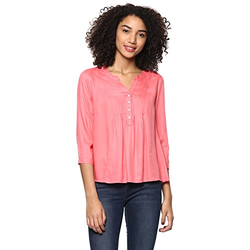 Image of Harpa V-Neck Solid Tops