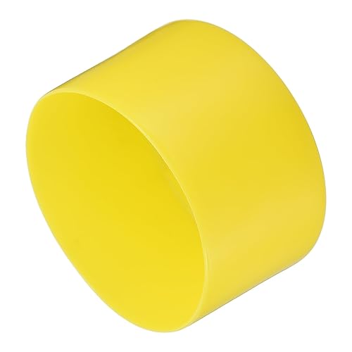 Miniatura 10 de uxcell Tapones de goma de 3.937 in (4 pulgadas) de vinilo de identificación redonda tapa de perno tapa de tornillo protectores de rosca negro