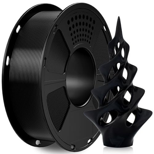Geeetech PETG Filament 1.75 mm Black PETG 1 kg Spool for 3D Printer…