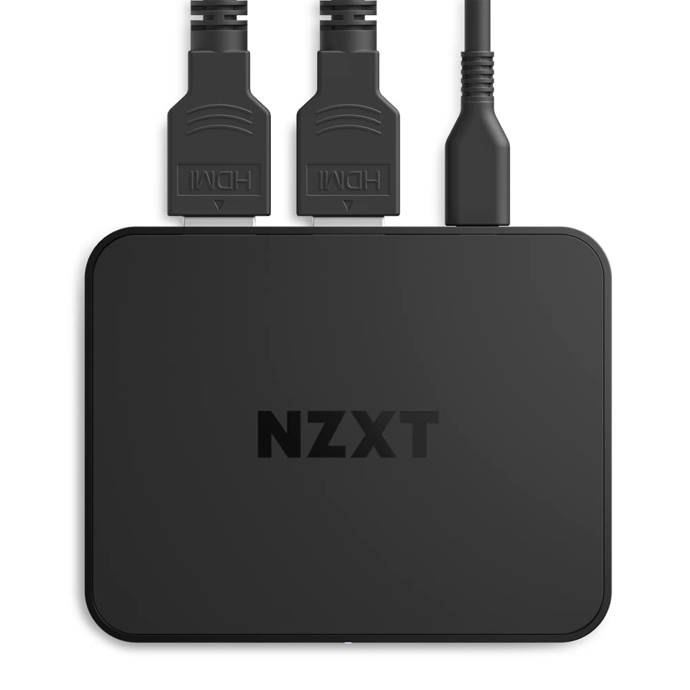 NZXT Signal 4K30 Full HD USB Capture Card - ST-SESC1-WW - 4K60 HDR and 240Hz at Full HD (1080p) - Live-Streaming und -Gaming – Zero-Lag Passthrough – Offene Kompatibilität