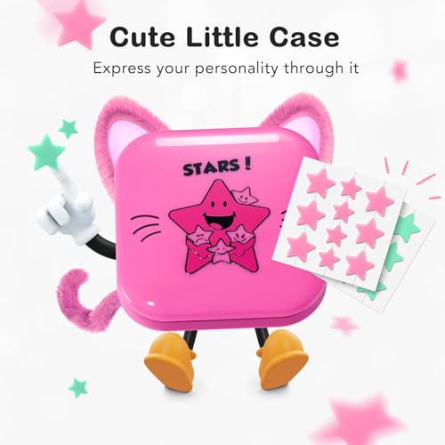 LitBear Acne Pimple Patch with Mirror Case, Pink & Green Star Pimple Stickers Acne Cover Patch, Hydrocolloid Acne Patches For Face Zit Patch Acne Dots with Tea Tree Oil & Centella, 120 Patches - Thumbnail 7