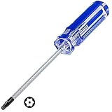 Leegoal T8 Tamper Proof Screwdriver Security Torx Driver for XBOX 360 Wired and Wireless Controller Or PS3 Slim Disassembly CR-V Steel