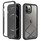 Apple iPhone 12 Pro Max hülle original Aus hochwertigem TPU- und PET-Material hergestellt, ist es ziemlich haltbar und bietet einen verstärkten Schutz für Ihr Telefon, Optimaler Stoßfest Silikon TPU Material und durchsichtige PC, bietet angenehmen Grip und ursprüngliche Farbe, Apple iPhone 12 Pro Max hülle transparent Erhöhter Rand schützt das Kamera zusätzlich.