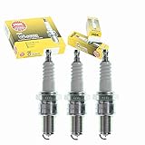 3 pc NGK G-Power Spark Plugs compatible with Geo Metro 1.0L L3 1989-1997