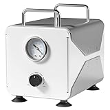 LHQYA Ölfreie Membranvakuumpumpe, Labor-Vakuumpumpe Für Einzelunterdruck, Einzelunterdruckmodus, Variable Durchflussregelung, Manometer, Minimaler Gradient: 0,002 MPa