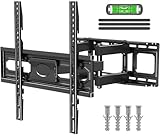 ELIVED TV Wandhalterung Schwenkbar Neigbar TV Halterung für die meisten 26-70 Zoll LCD LED OLED Flach/Curved Fernseher mit max. VESA 400x400mm bis zu 45kg, Vollbewegliche TV-Halterung mit ausziehbaren