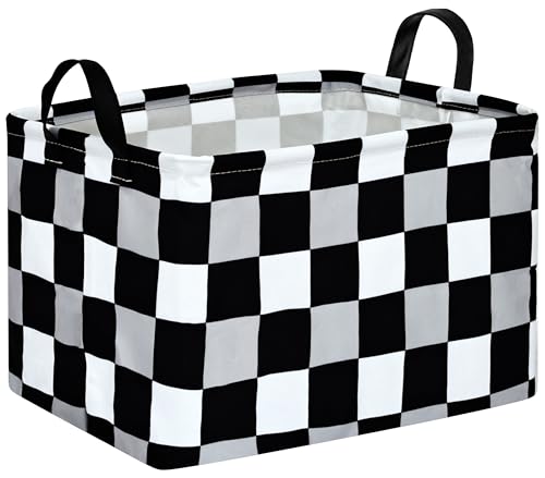 ACMUUNI Rectangle Gift Shelf Nursery Storage Basket Laundry Hamper Storage Box and Bins for Home Clothes with Handles