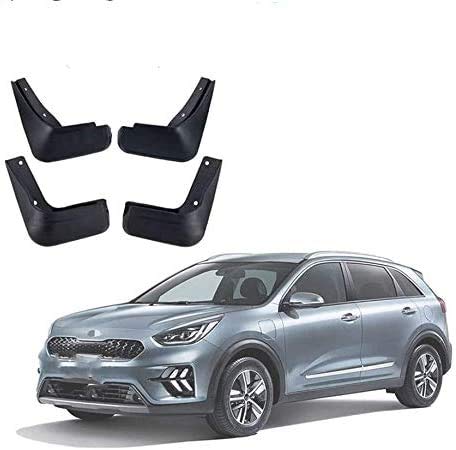 Lot De 4 Bavettes Garde-Boue Pour Kia Niro 2017-2022 – Avant & Arrière – ABS Robuste – Protection Peinture & Style