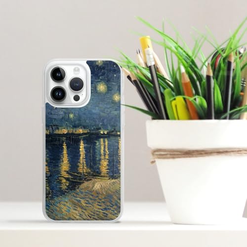 Coque iPhone 14 Pro Max silicone Van Gogh étui souple art - 5